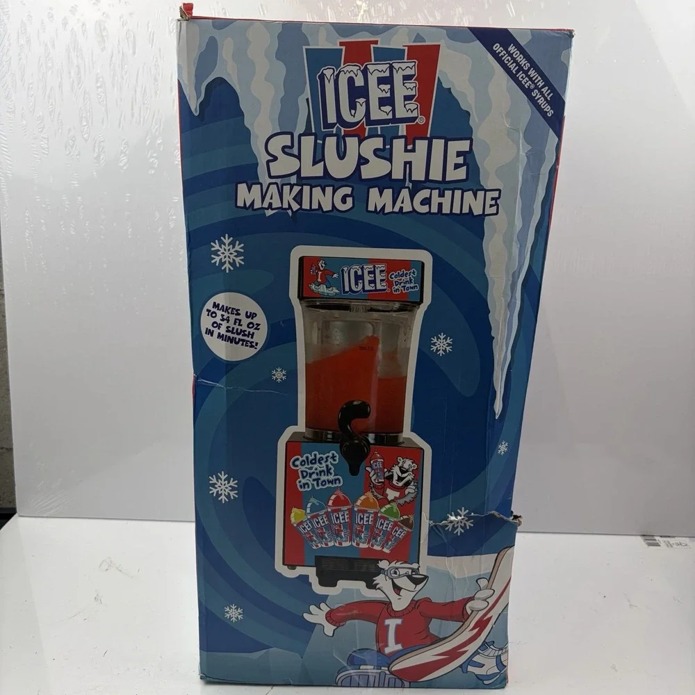 iscream Genuine ICEE Brand Counter-Top Sized ICEE at Home Slushie Maker